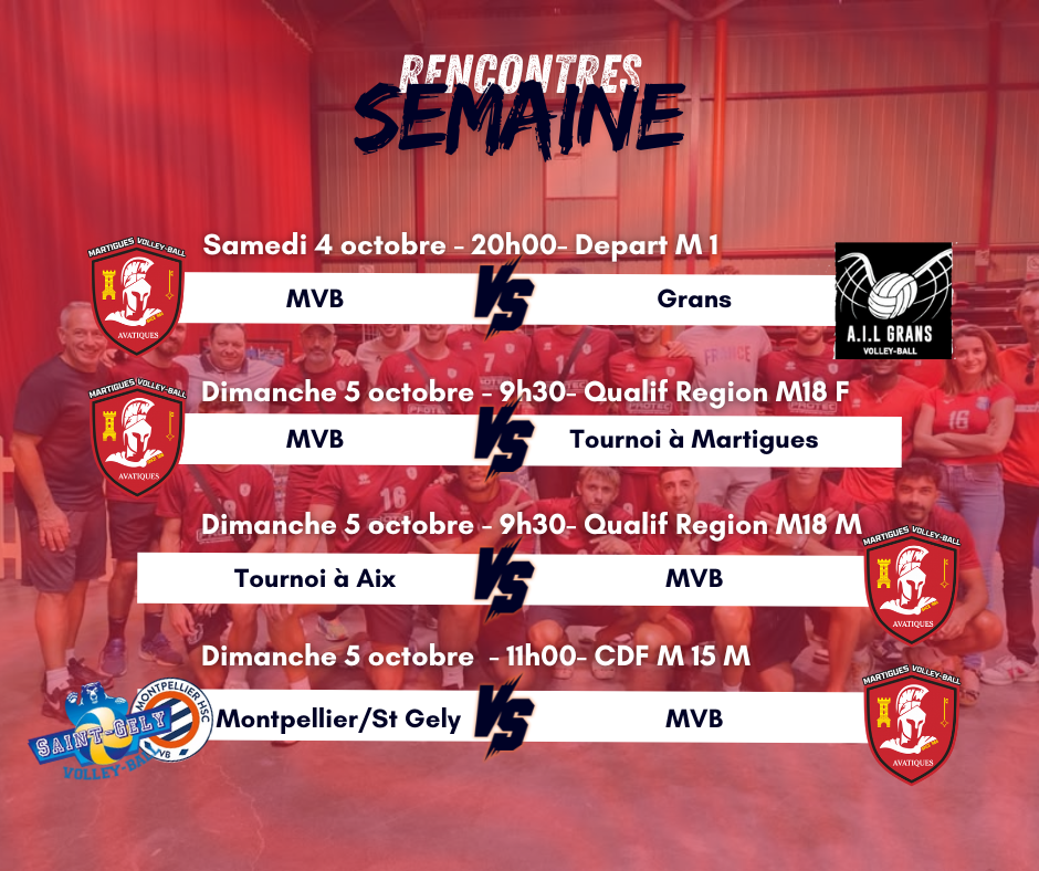 Programme  du week-end