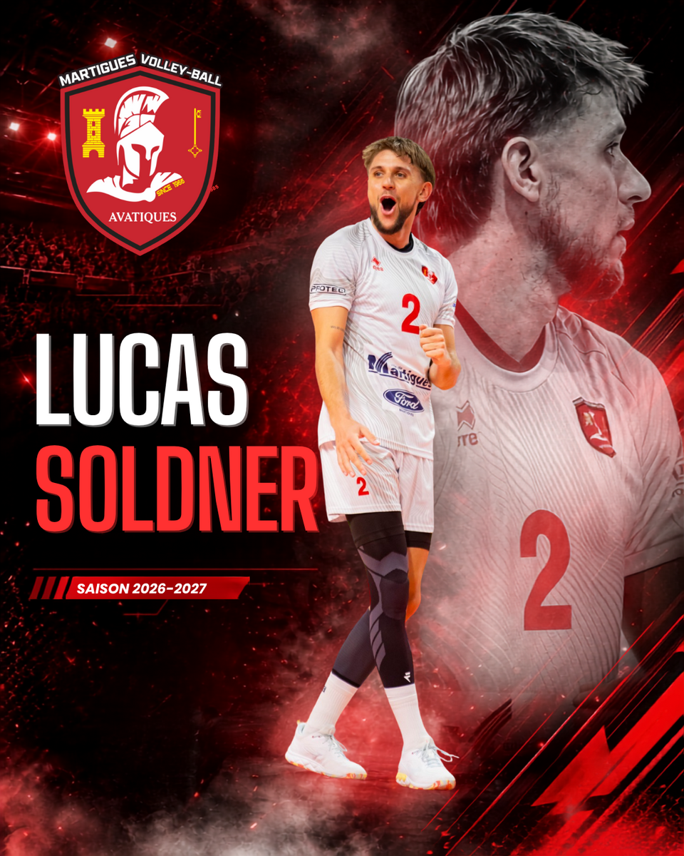 Lucas Soldner poursuivra l'aventure avec le Martigues Volley-Ball