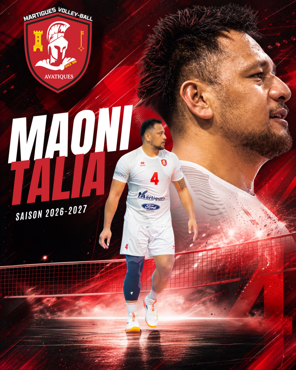 Maoni Talia poursuivra l'aventure avec le Martigues Volley-Ball