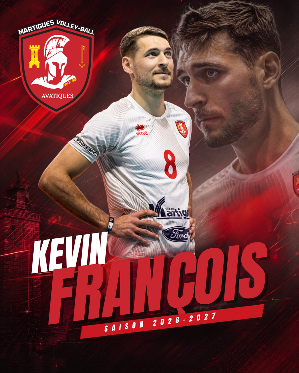 Kevin François poursuivra l'aventure avec le Martigues Volley-Ball