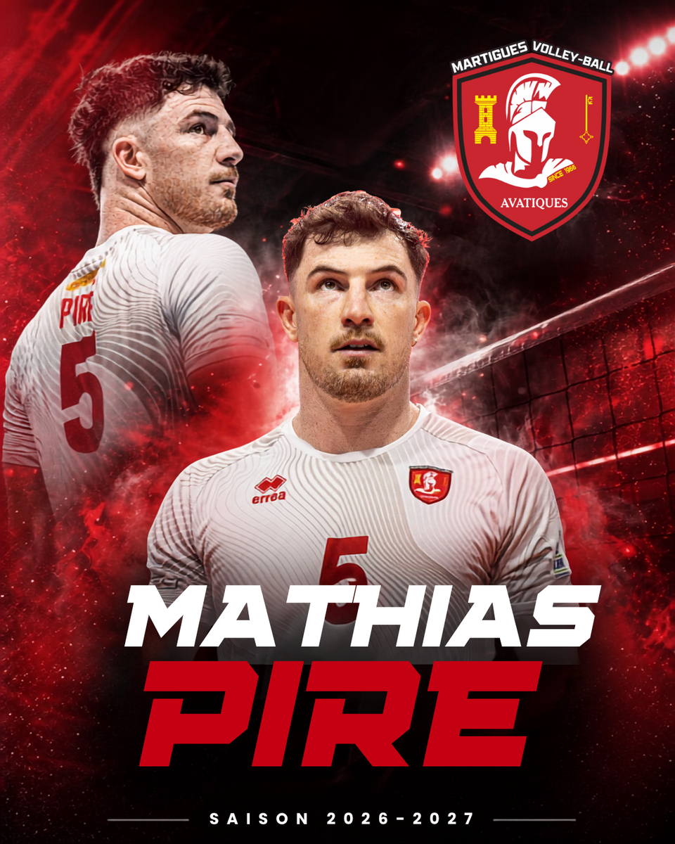 Mathias Pire poursuivra l'aventure avec le Martigues Volley-Ball