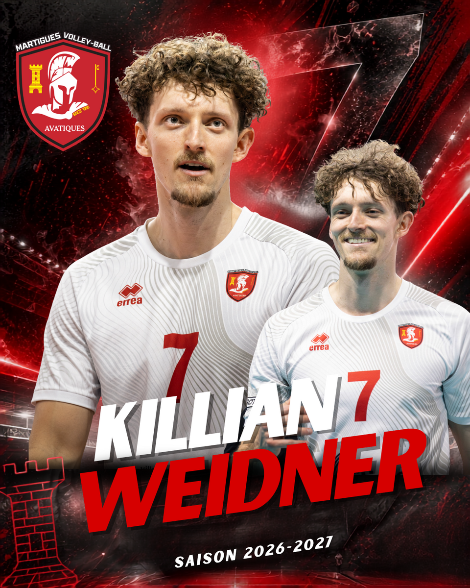 Killian Weidner poursuivra l'aventure avec le Martigues Volley-Ball