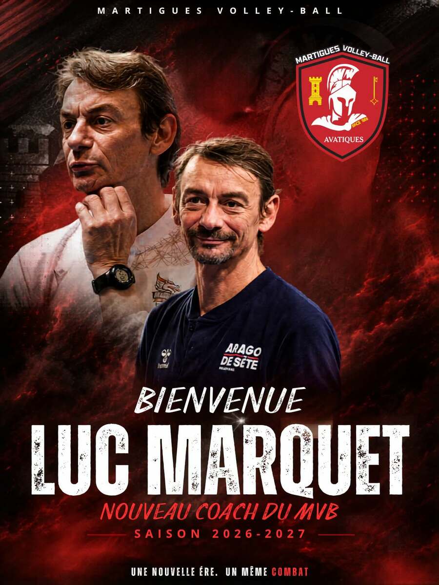Luc Marquet nommé entraîneur du Martigues Volley-Ball