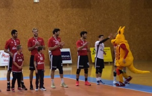 Notre mascotte présentée à l'ensemble du sport martégal 