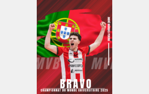 Un joueur du MVB au championnat du Monde universitaire !