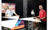 La photo : Julien sur le plateau de Maritima TV 