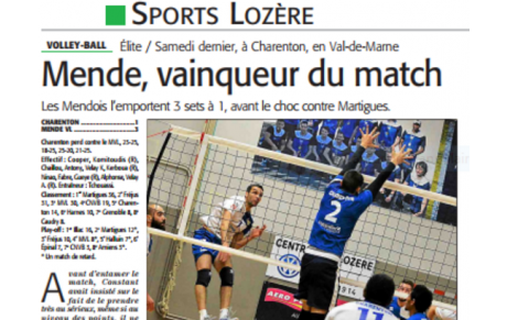 Avant Mende-Martigues. un match capital pour les deux 
