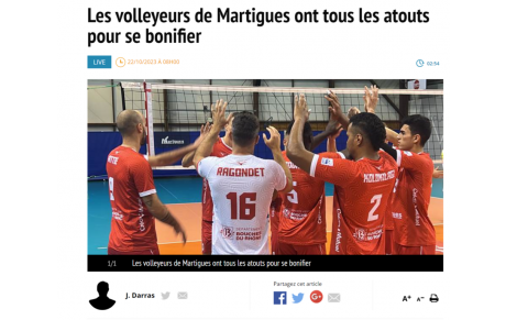 Après MVB 2/3 Mende, '' tous les atouts pour se bonifier'' (Maritima médias) 