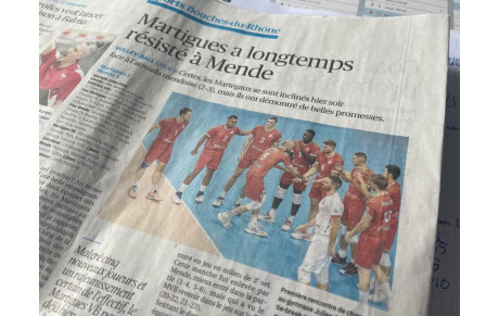 Après MVB 2/3 Mende : La Provence a aimé 