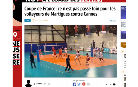 MVB 1/3 Cannes en Coupe  : Danny Poda au micro de Maritima 