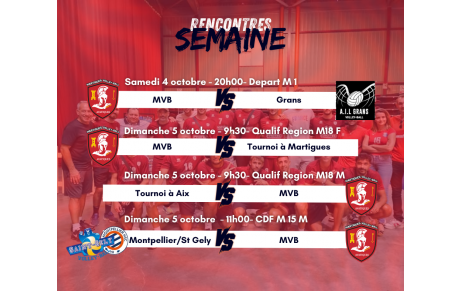 Programme  du week-end