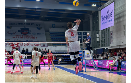 Scénario incroyable à Saint-Quentin : Martigues s'impose en cinq sets et en trois heures de jeu.