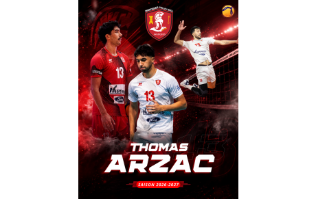 Thomas Arzac poursuivra l'aventure avec le Martigues Volley-Ball