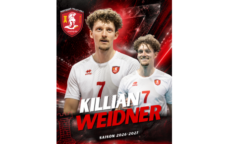 Killian Weidner poursuivra l'aventure avec le Martigues Volley-Ball