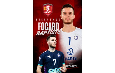 Baptiste Focard rejoint le Martigues Volley-Ball pour la saison 2026-2027