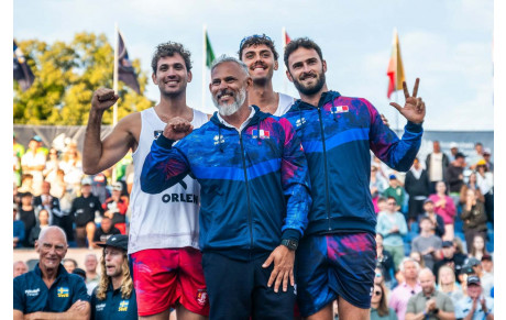 NOS BEACHERS SUR LE PODIUM EUROPÉEN !
