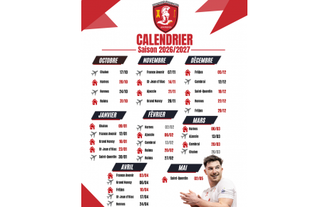 Le calendrier 2026/2027 du Martigues Volley-Ball est dévoilé !